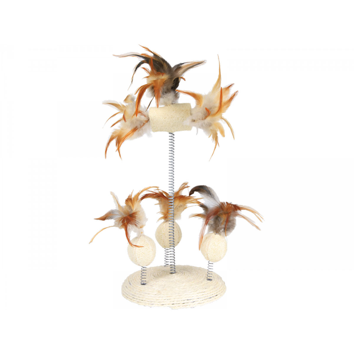 Trixie Naturspielzeuge auf Spiralfedern Durchmesser 15 x 30 cm