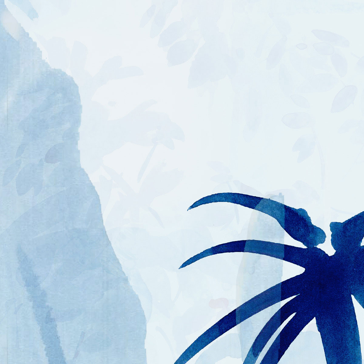 Komar  Vlies Fototapete Blue Jungle 300x280 cm Bild 6