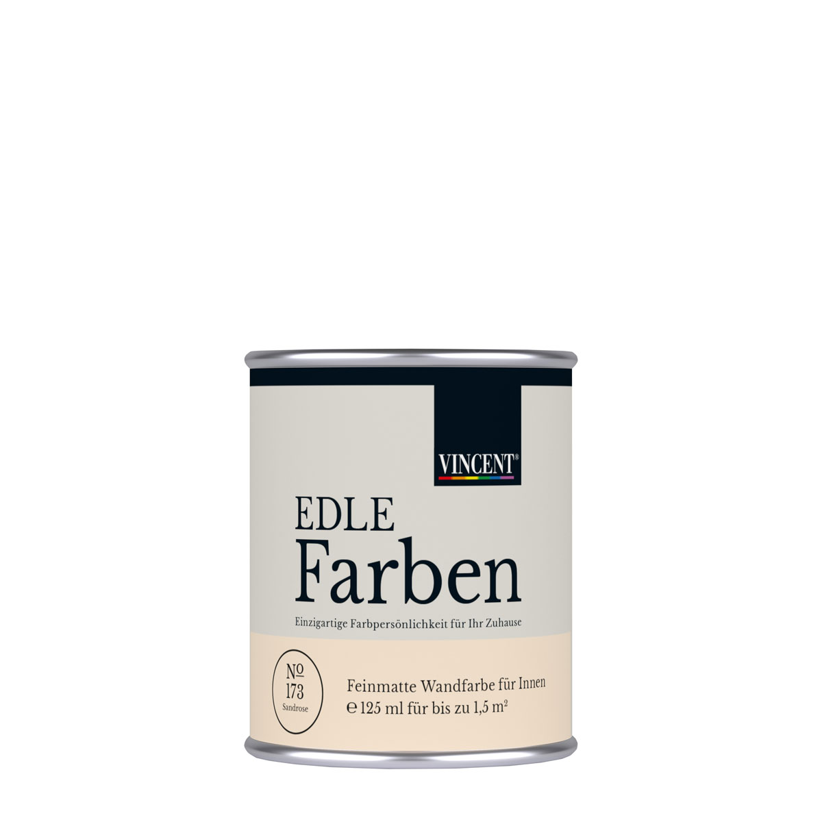 Vincent  Wandfarbe EDLE Farben Sandrose matt 0,125 L