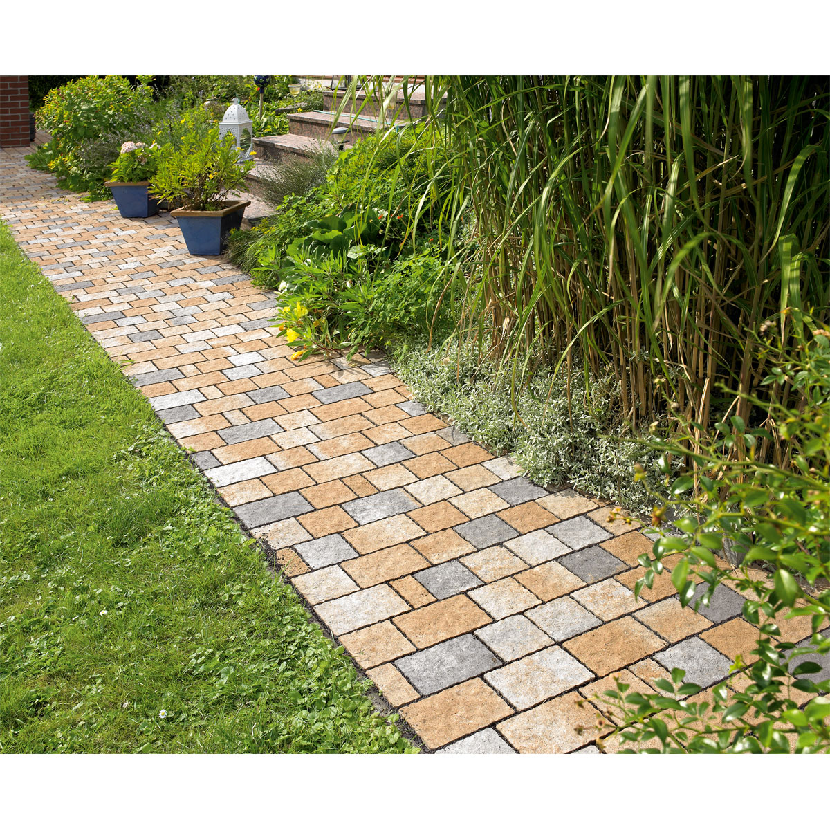 Lusit  Gestaltungspflaster Capriccio granit-grau dunkel Bild 2