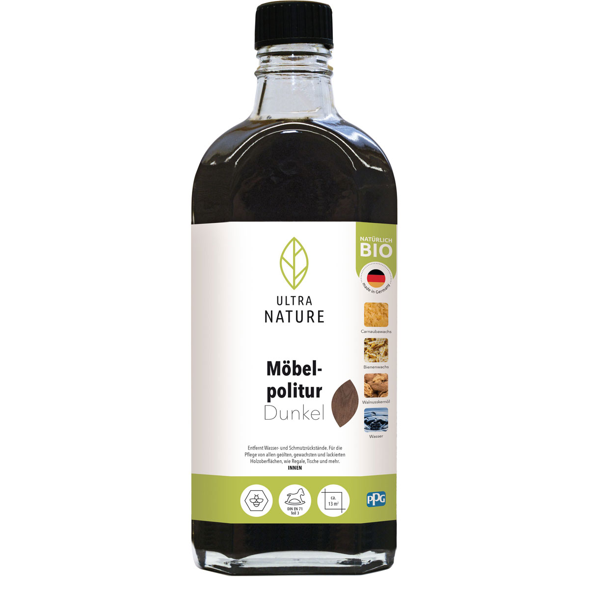 Ultra Nature Möbelpolitur Dunkel 0.25 L