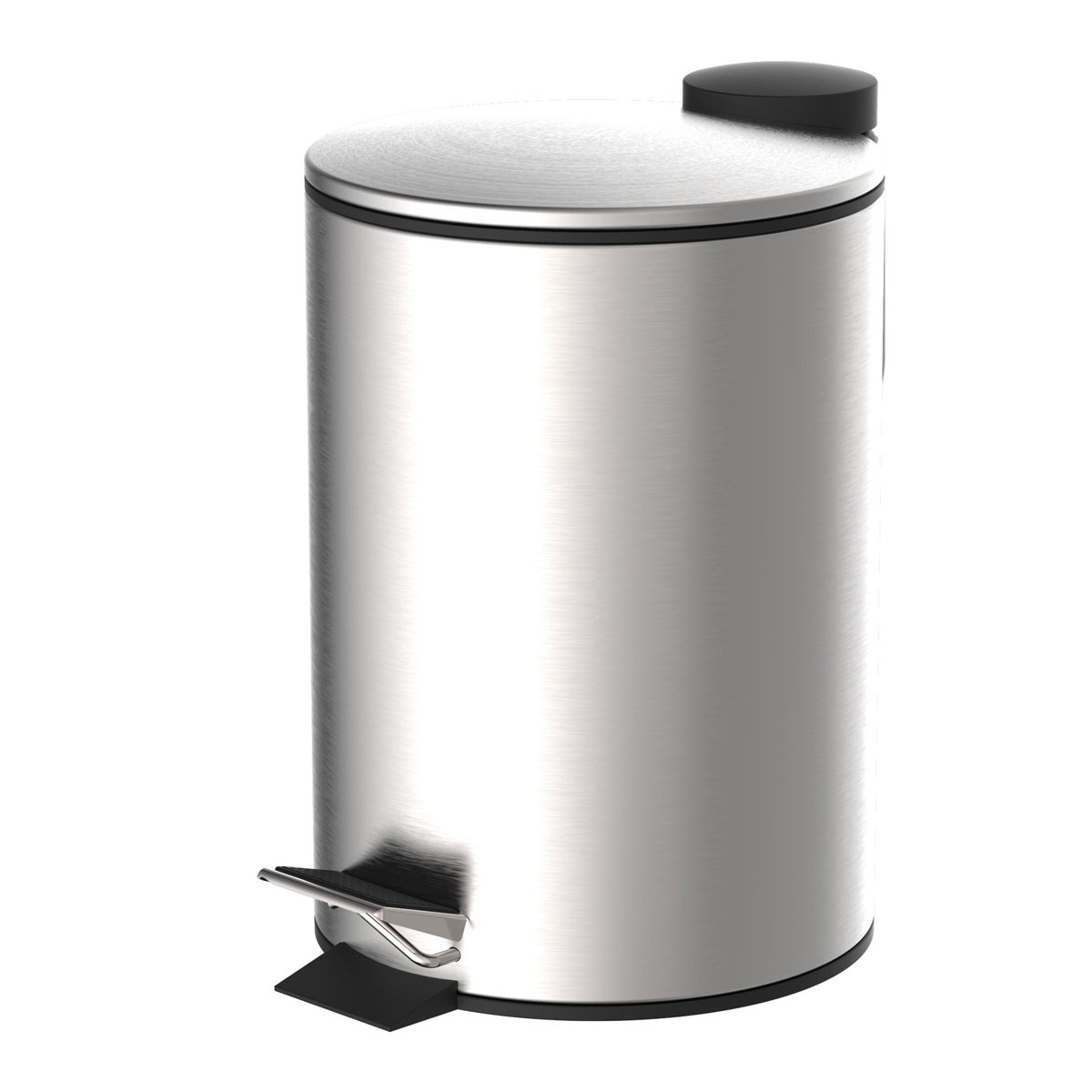 Schütte Kosmetik-Treteimer Edelstahl ca 3 l mit Absenkautomatik