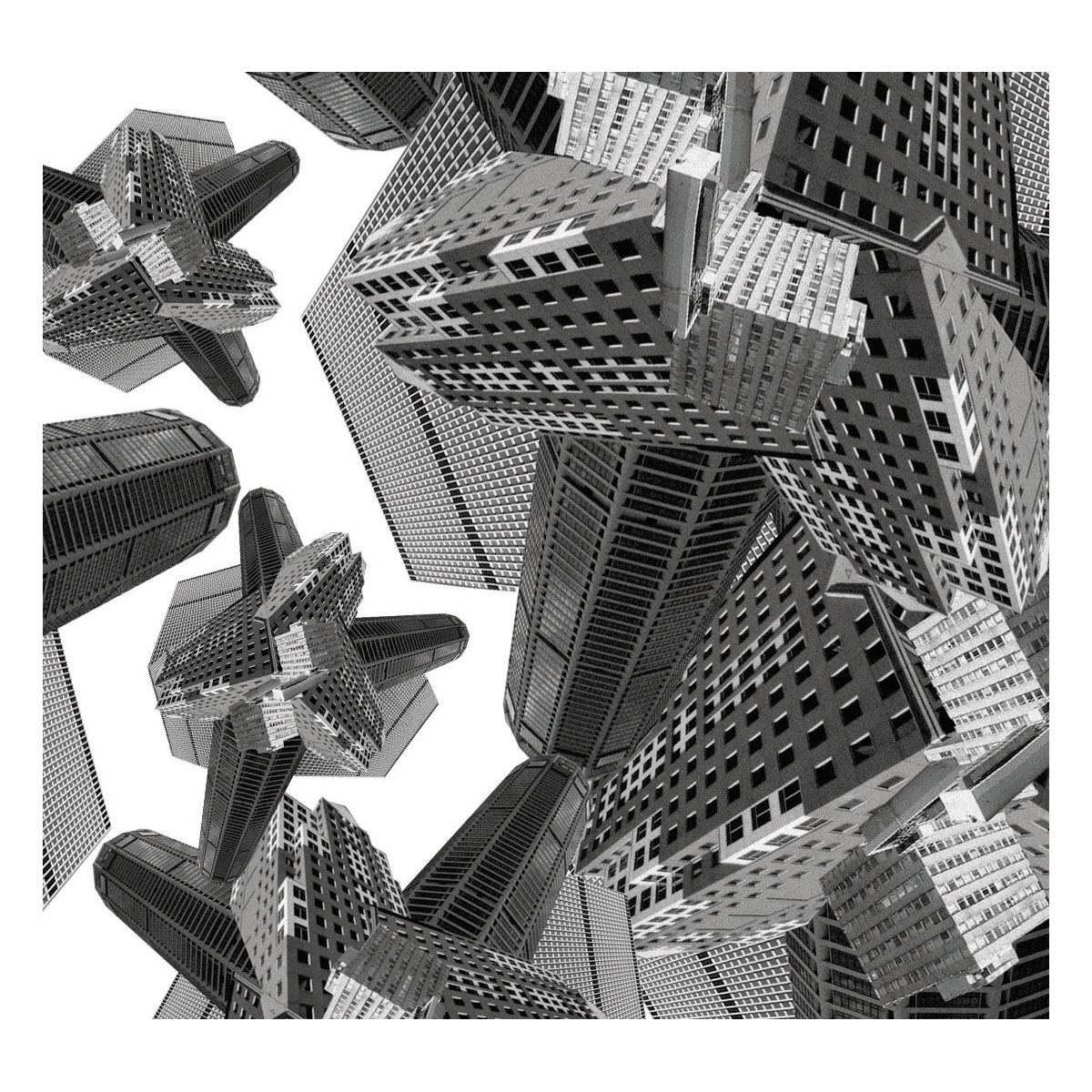 Komar  Vlies Fototapete Urban Structure 250x250 cm Bild 3