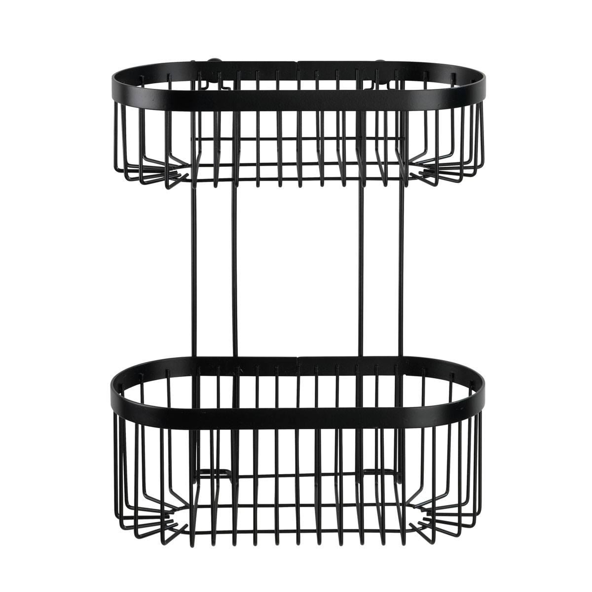 Wenko  Wandregal 2 Etagen Classic Plus Black mit Vacuum-Loc Adapter Befestigen ohne bohren Bild 3