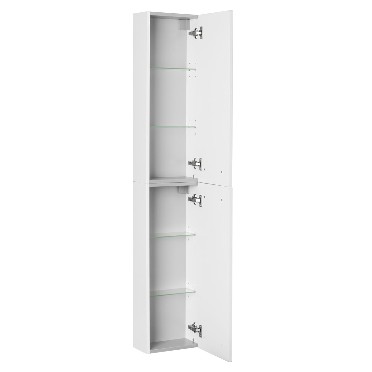 Fackelmann  Gäste-WC Hochschrank slim SBC 300 x 1620 x 168 mm Weiß Bild 2