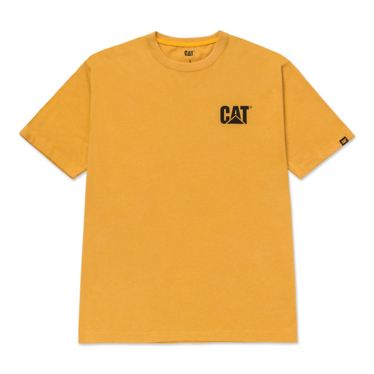 CAT Trademark T-shirt Mustard Gr.M