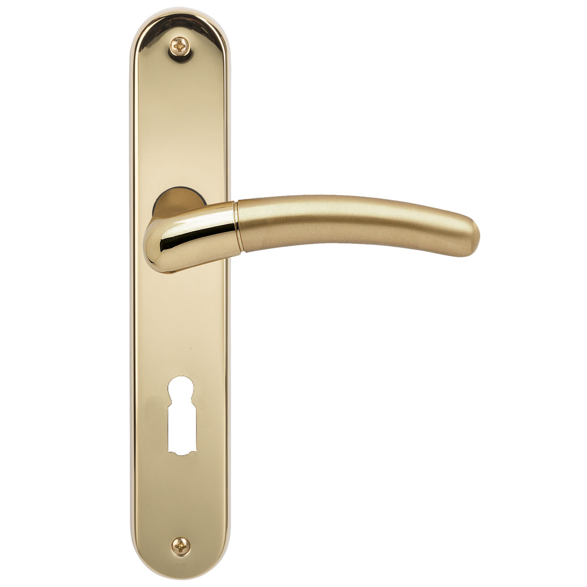 Alpertec Langschildgarnitur Beate-LS poliert