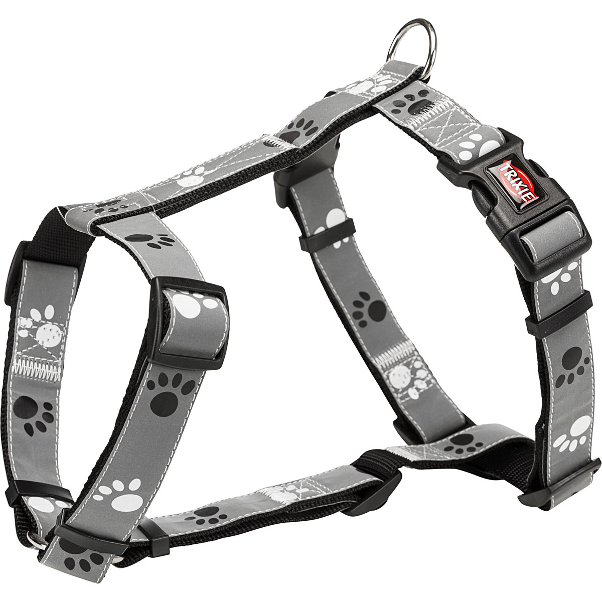Trixie Geschirr Silver Reflect S-M