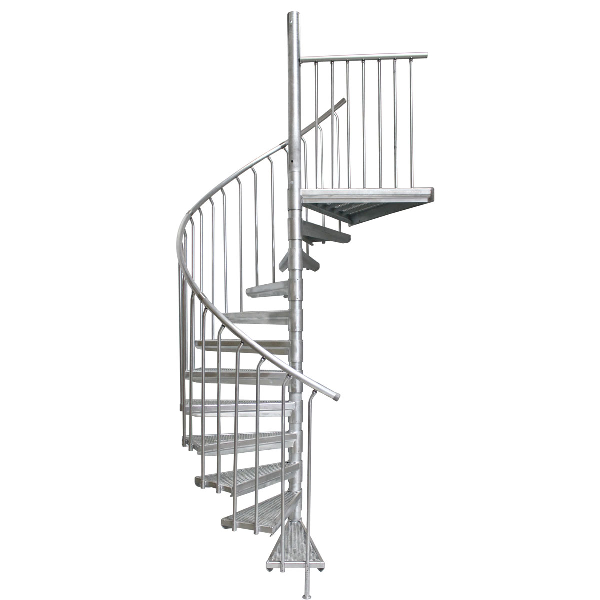 Spindeltreppe Arizona 160 cm 11 Stufen und 1 Podest