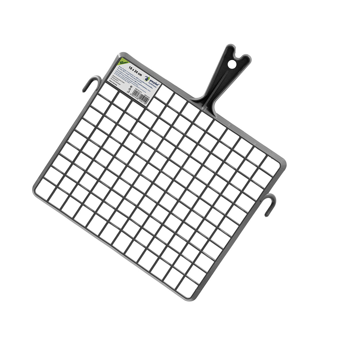 Abstreifgitter 27 x 24 cm grau