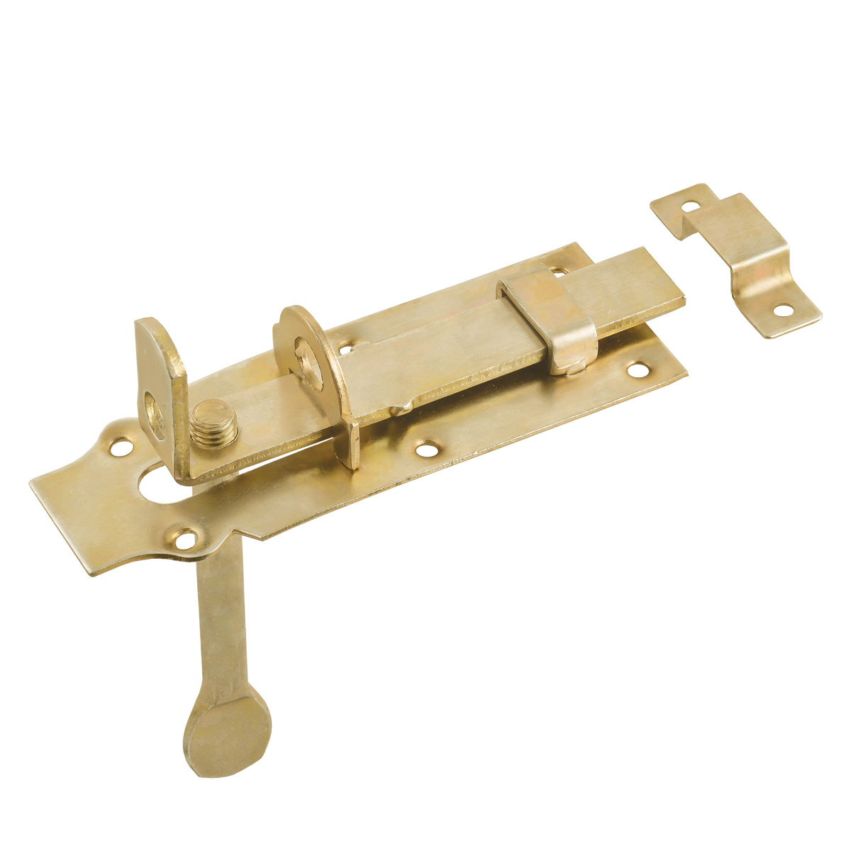 Suki Türriegel ohne Sicherheitsriegel verzinkt 160 x 55 mm gold