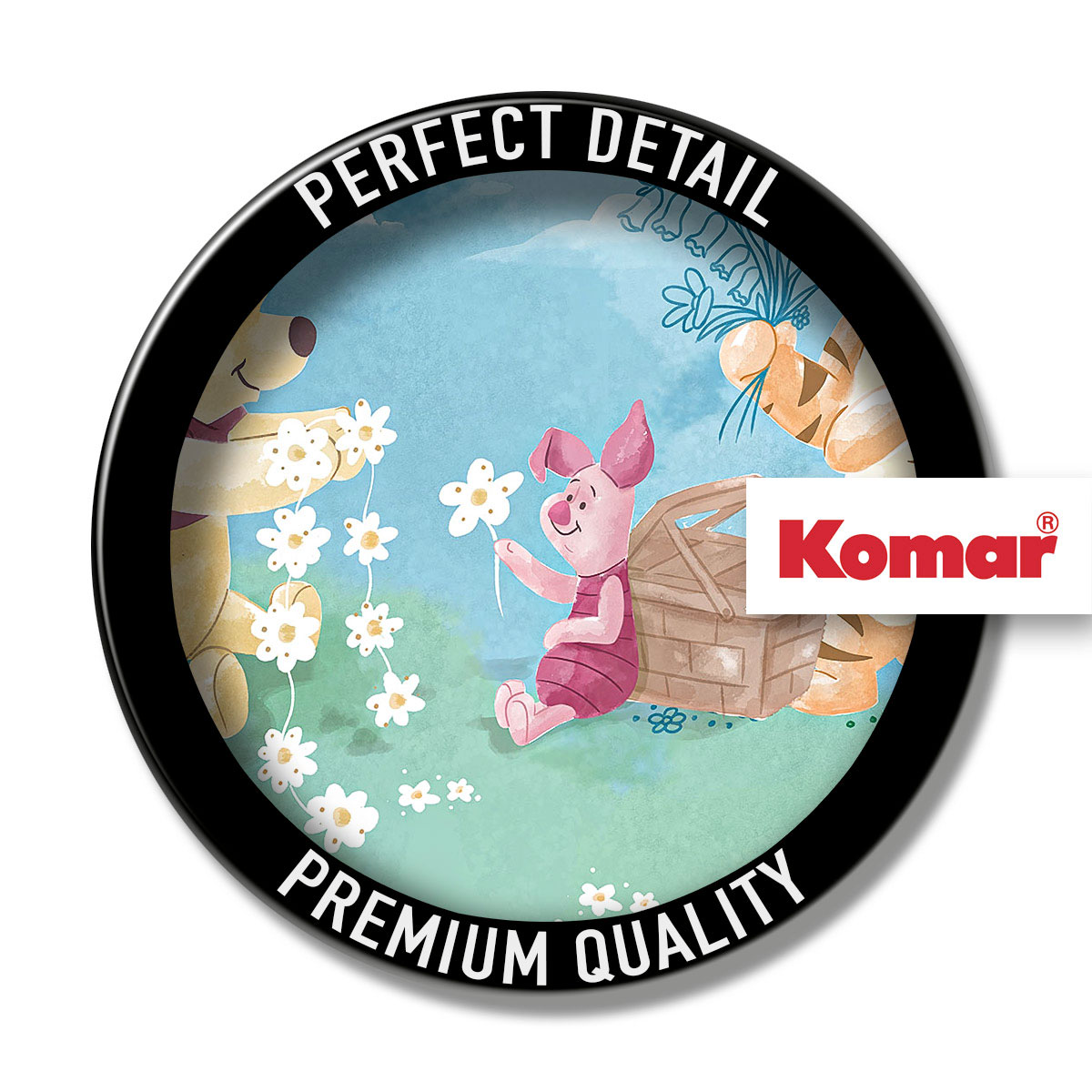 Komar  Vlies Fototapete Winnie the Pooh Picnic 300x280 cm Bild 4