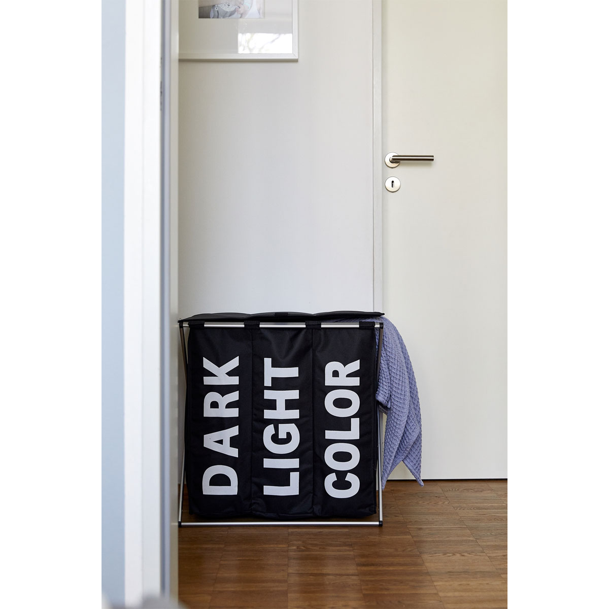 Wenko Wäschesammler Trio schwarz 118 l Bild 9