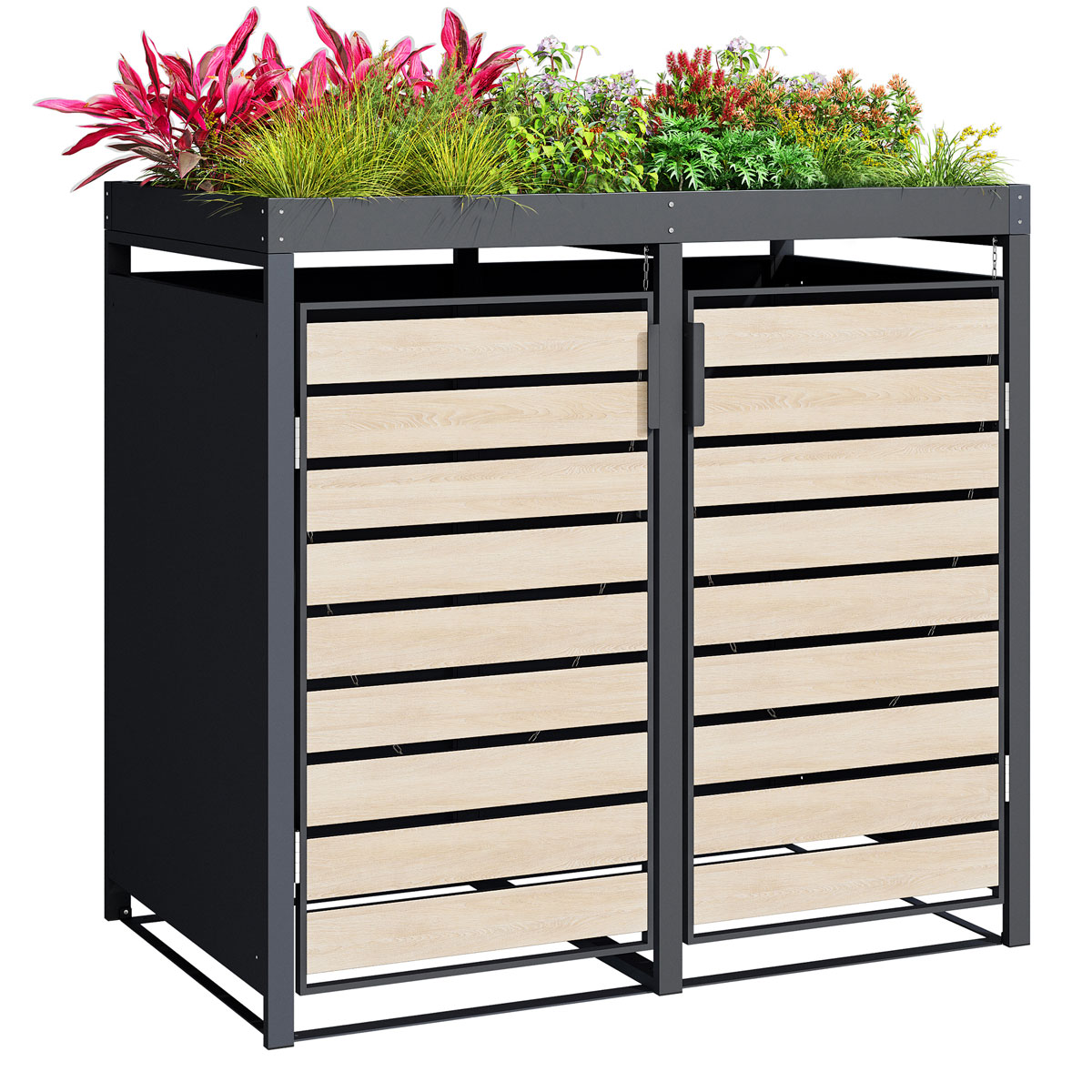 Durabil Mülltonnenbox Style für 2 x 240 L Bild 2