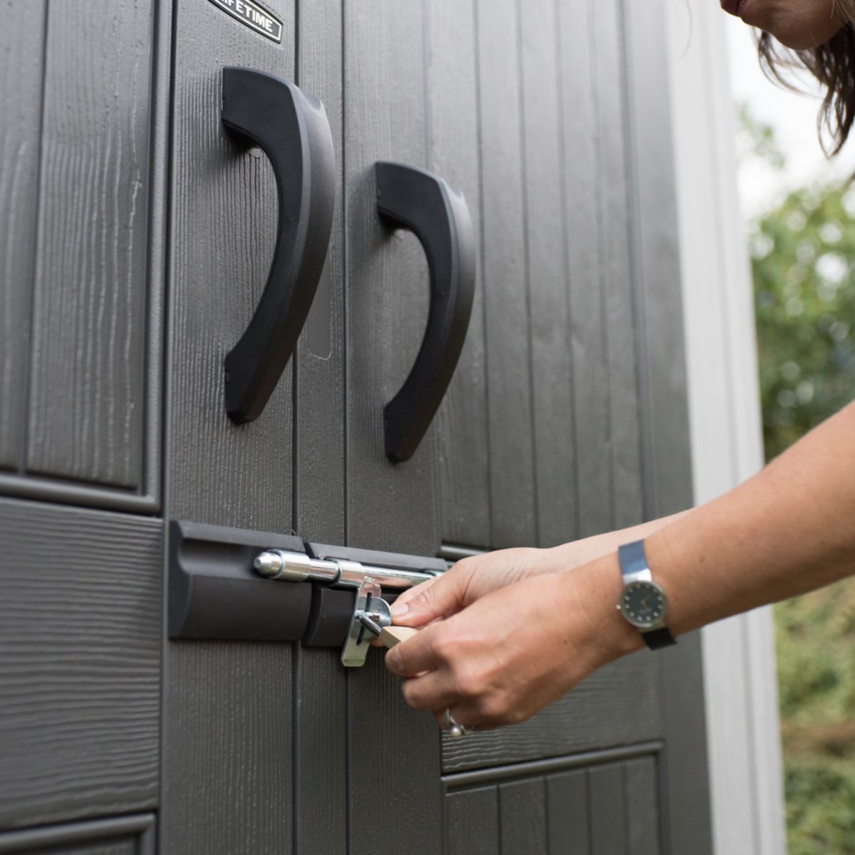 Lifetime Gerätehaus Luna 280x213x228 cm Bild 7