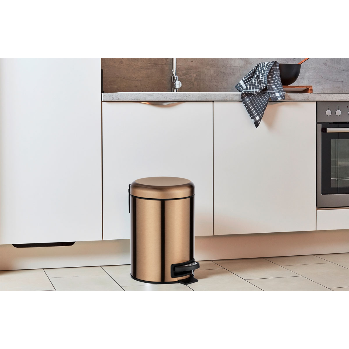 Wenko Kosmetik Treteimer Leman 3 L Bild 3