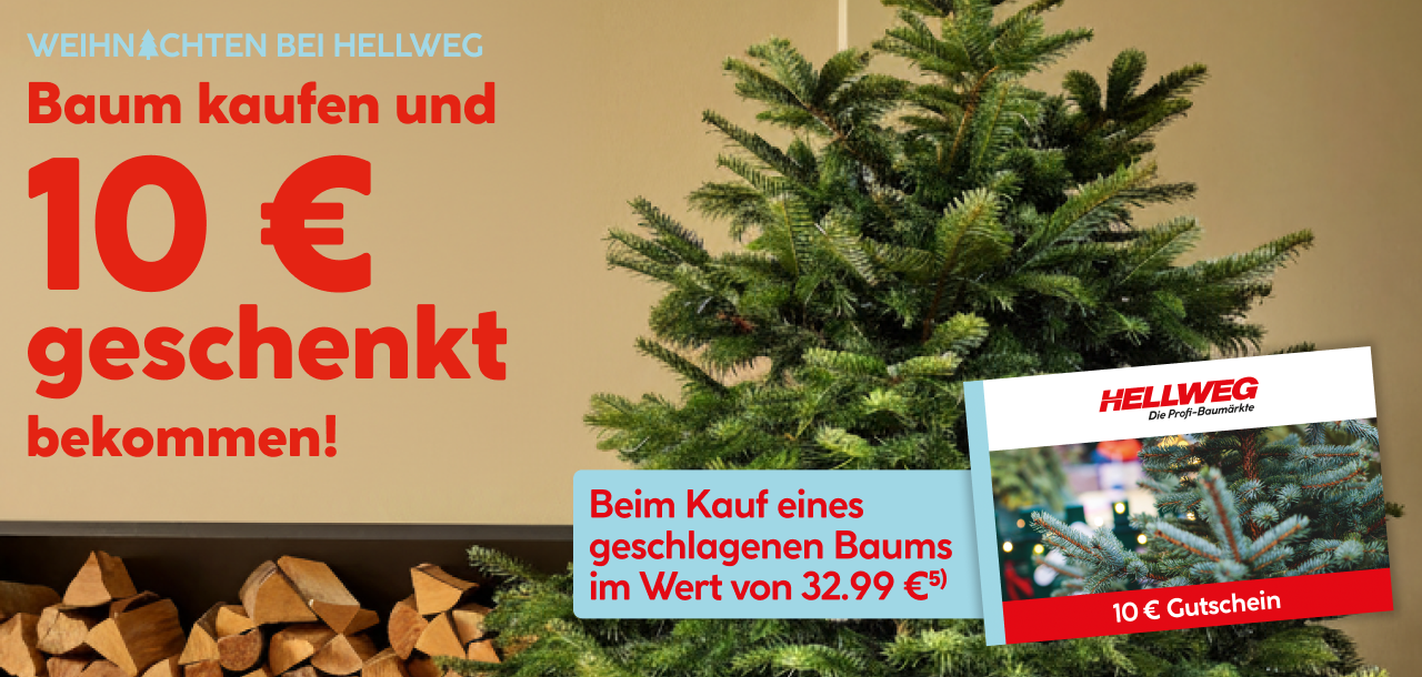 Baum kaufen und 10 Euro geschenkt bekommen!