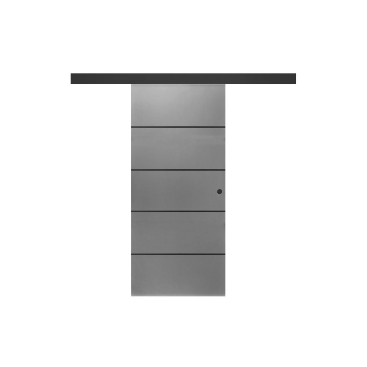 Durabil Glasschiebetür-Set anthrazit