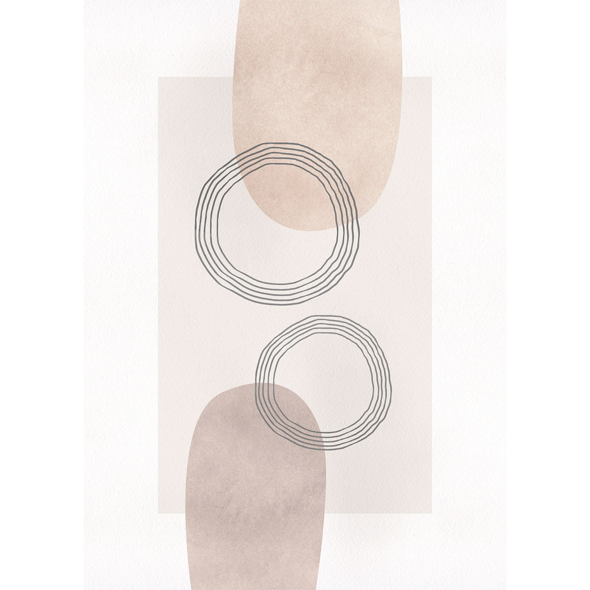 Komar  Wandbild Line Art Circles 40x50 cm Bild 2