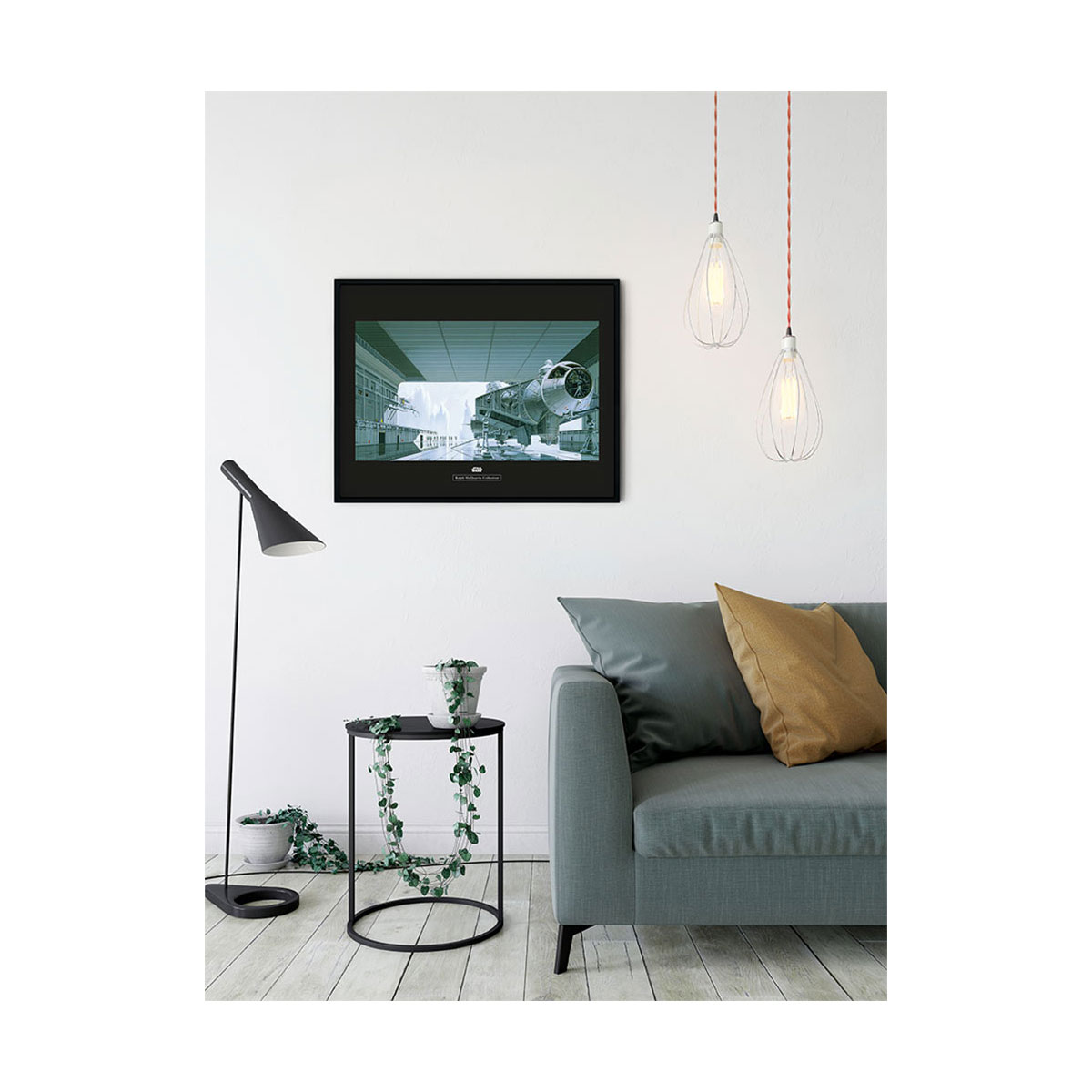 Komar  Wandbild Star Wars Classic Hangar Shuttle 50x40 cm Bild 3