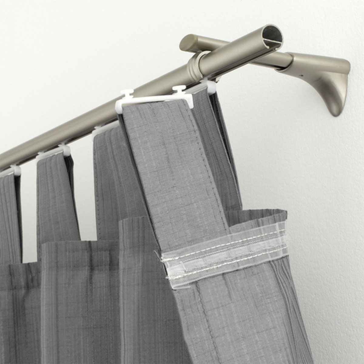 Gardinia Schlaufengleiter 5 cm weiß Bild 5