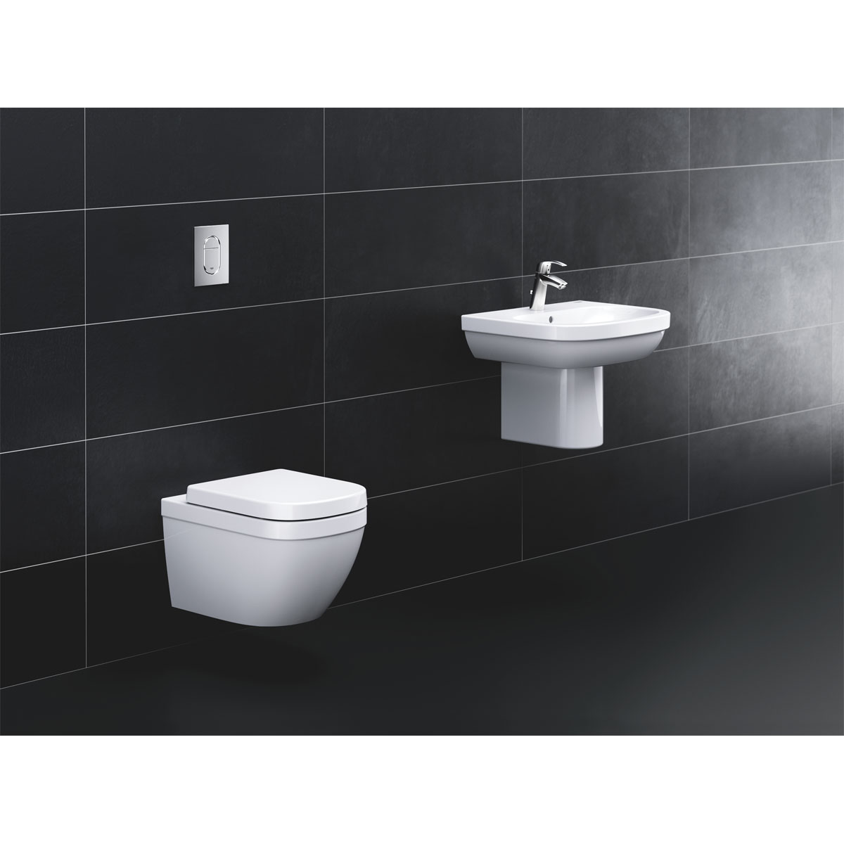 Grohe Halbsäule für Waschtisch Euro alpinweiß 21 x 30 x 32,2 cm Bild 4