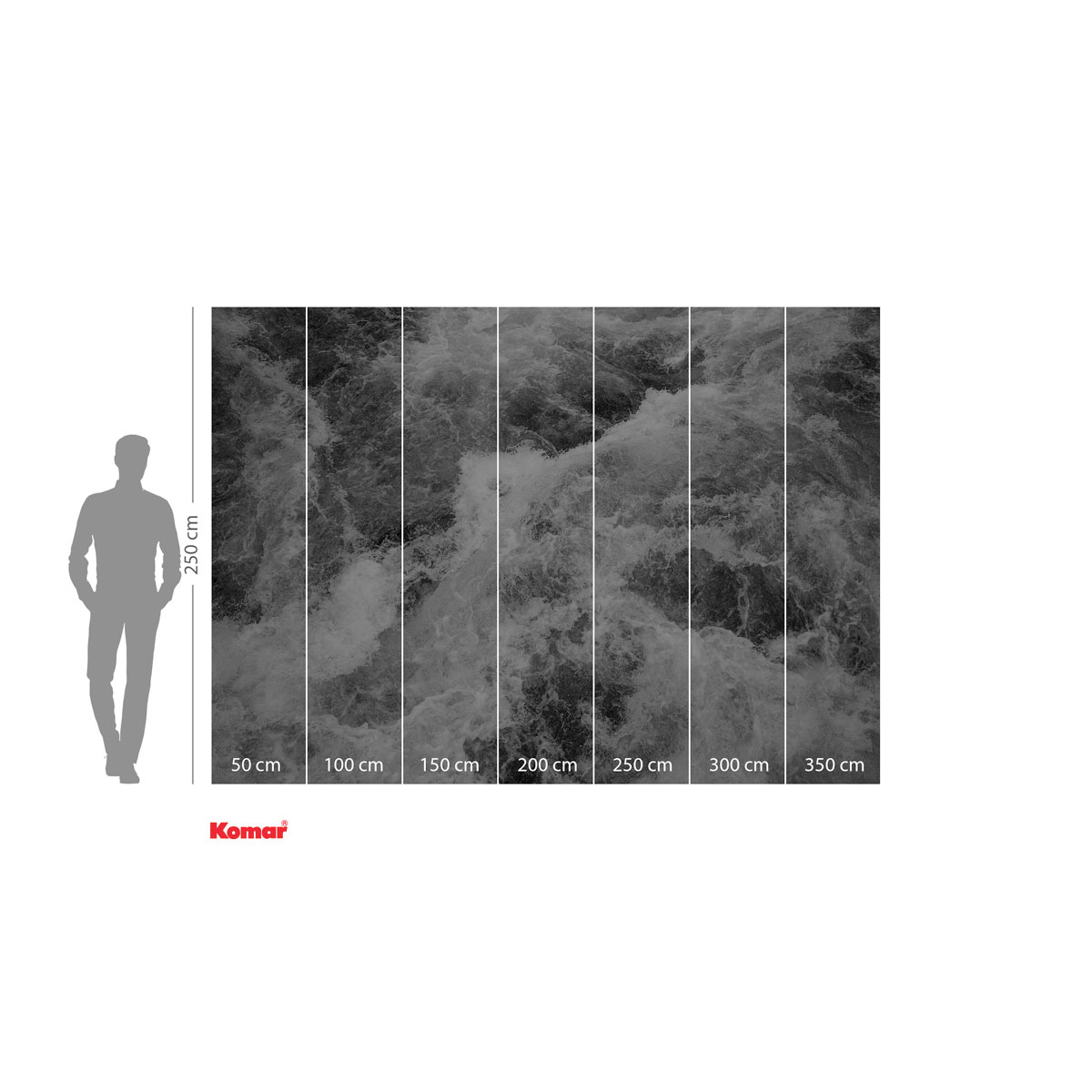 Komar  Vlies Fototapete Wildest Water 350x250 cm Bild 3