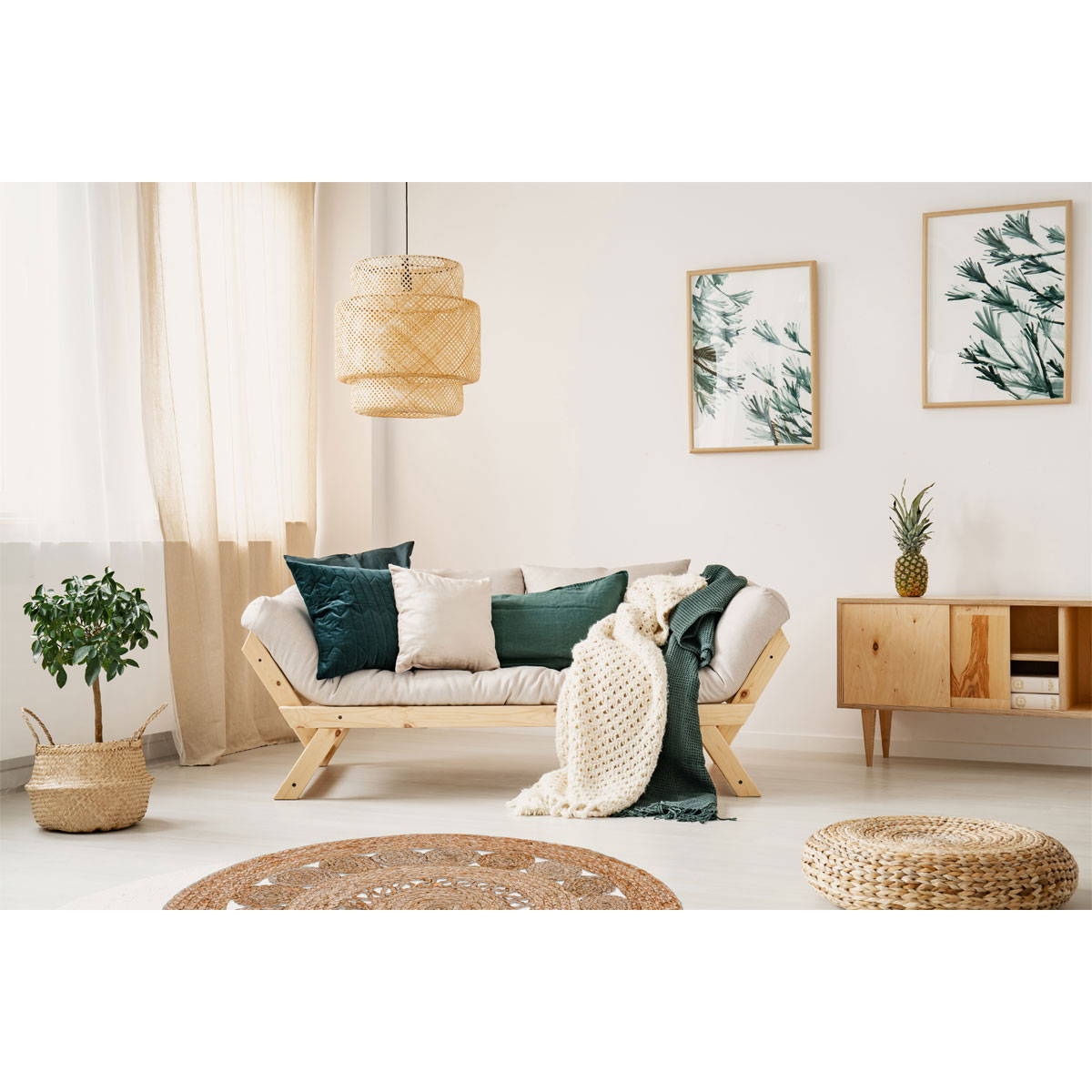 Luxor living Teppich Balo 80 cm rund Bild 4