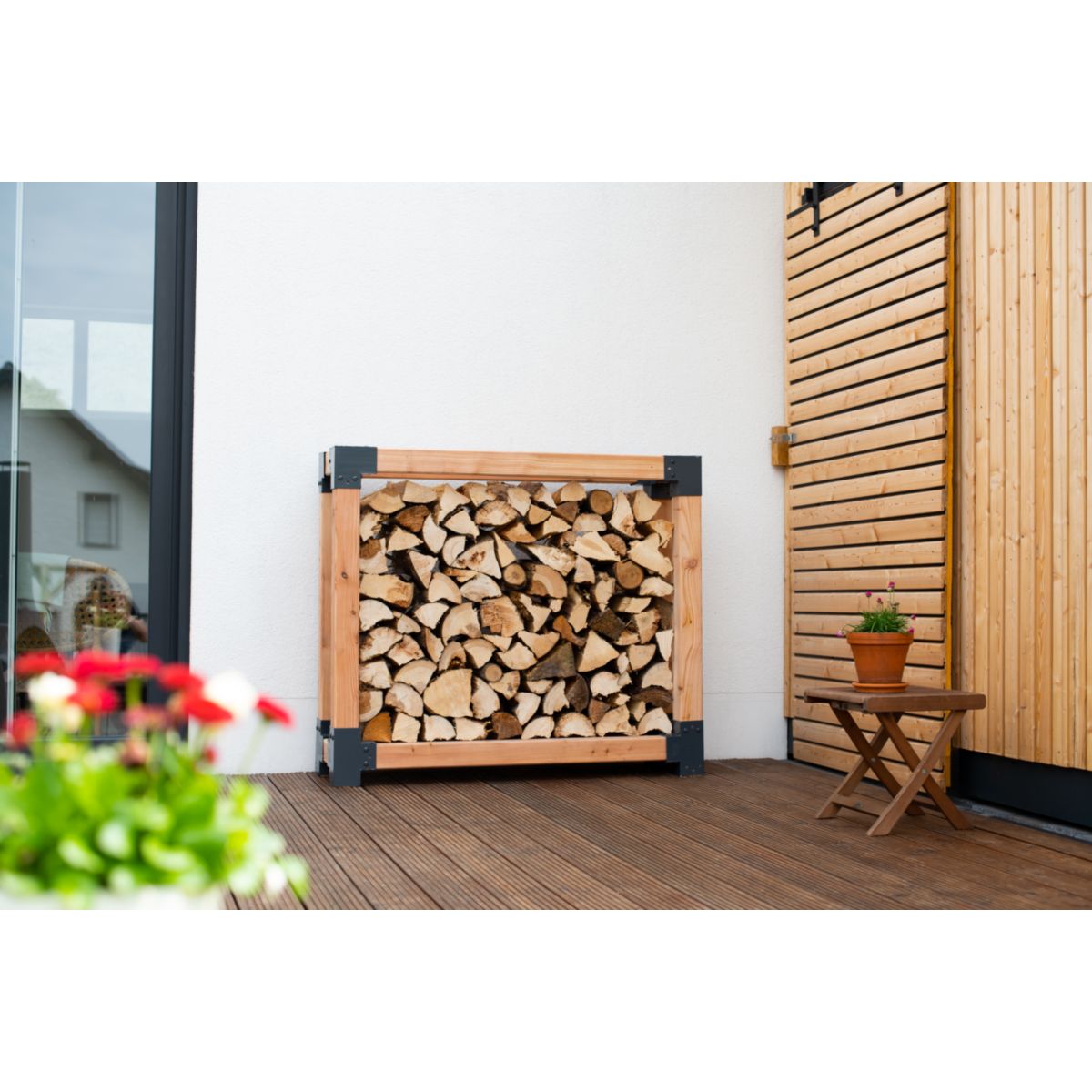 Westmann Kaminholzregal Michel L 40x138x120 cm Bild 3