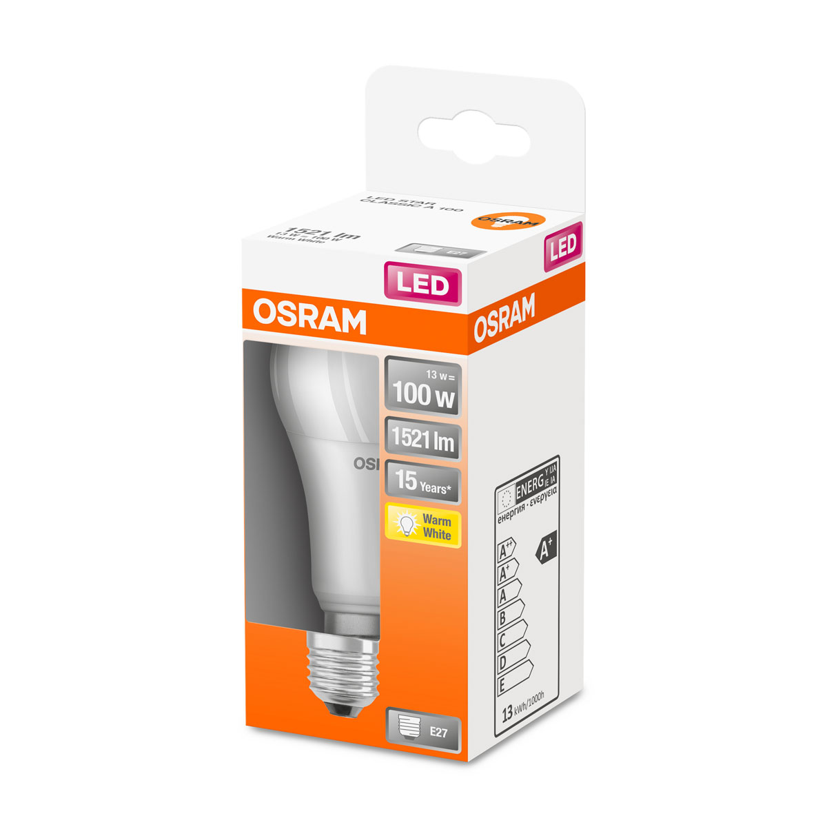 Osram LED-Leuchtmittel E27 100W matt Bild 2