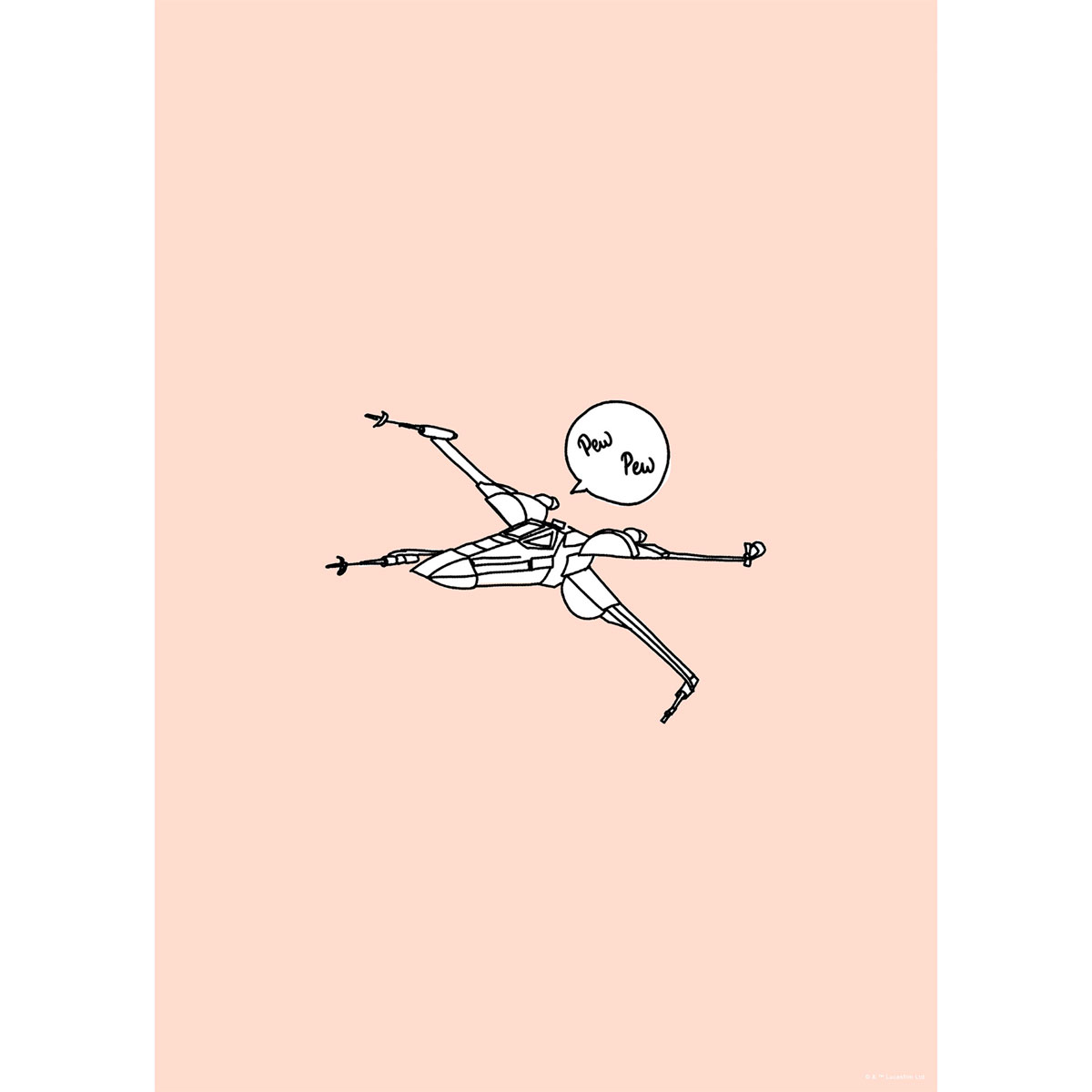 Komar  Wandbild Star Wars Pew Pew 30x40 cm Bild 2