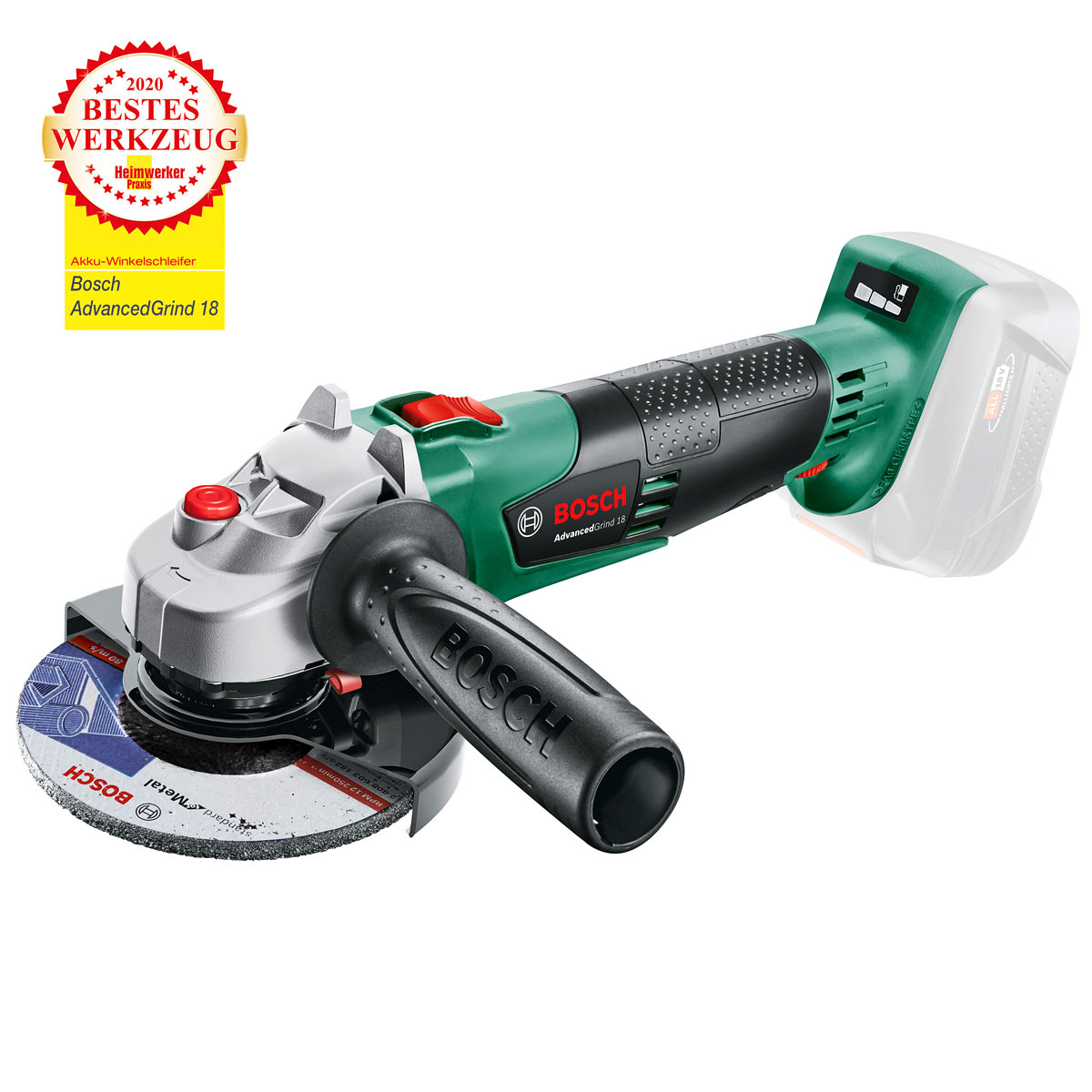 Bosch  Akku-Winkelschleifer-Set AdvancedGrind 18 ohne Akku 6-teilig Bild 2