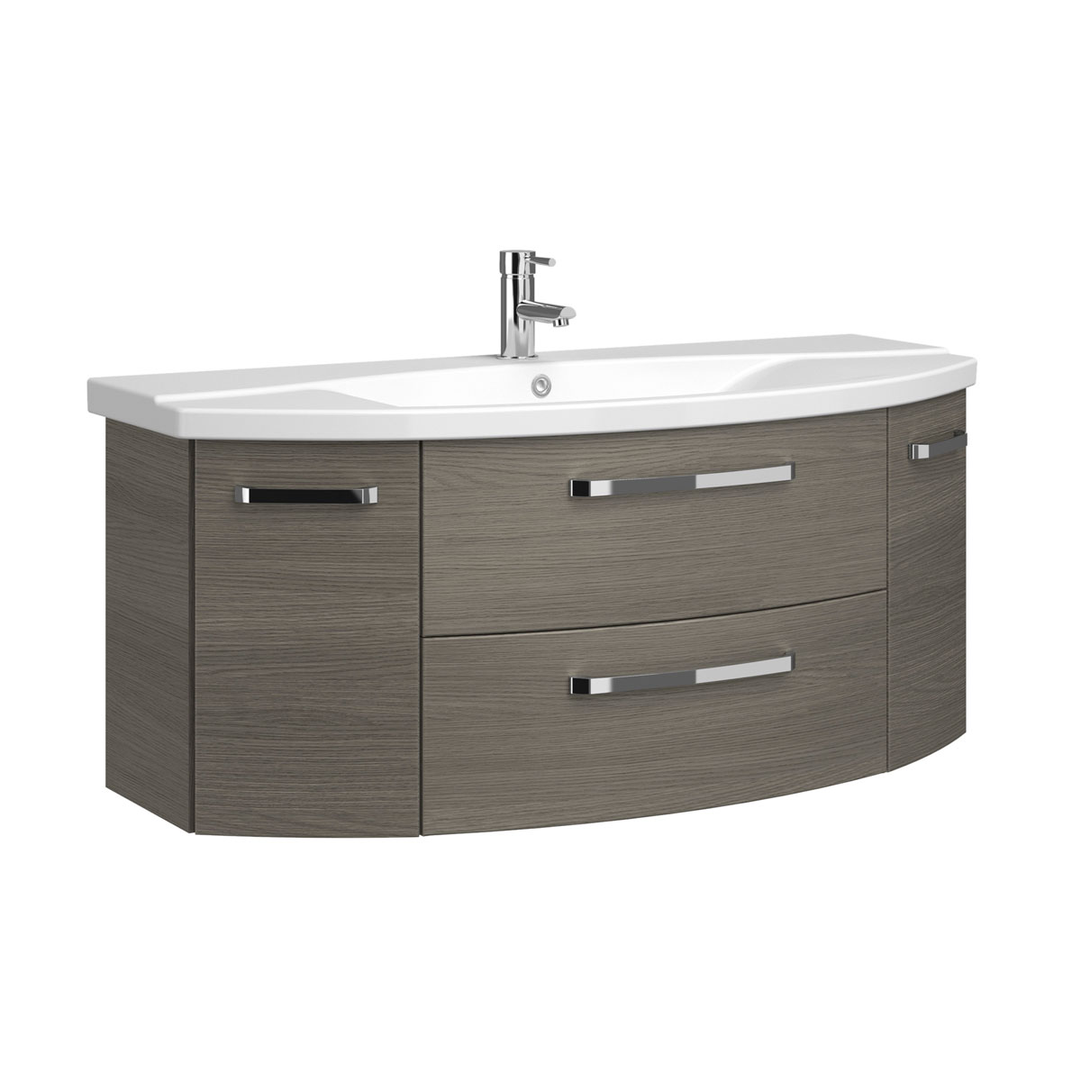 Pelipal Waschtischunterschrank Asti grau Fokus 4010 116,3 x 49,2 x 46 cm Bild 1