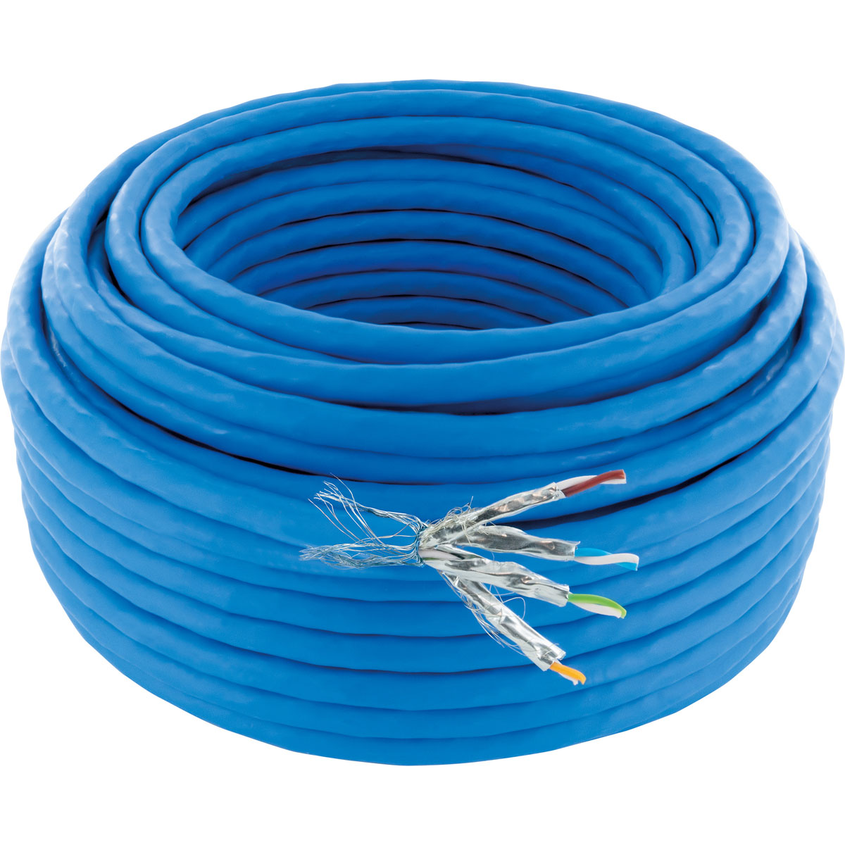 Schwaiger  Netzwerkkabel CAT8.1 25 m blau