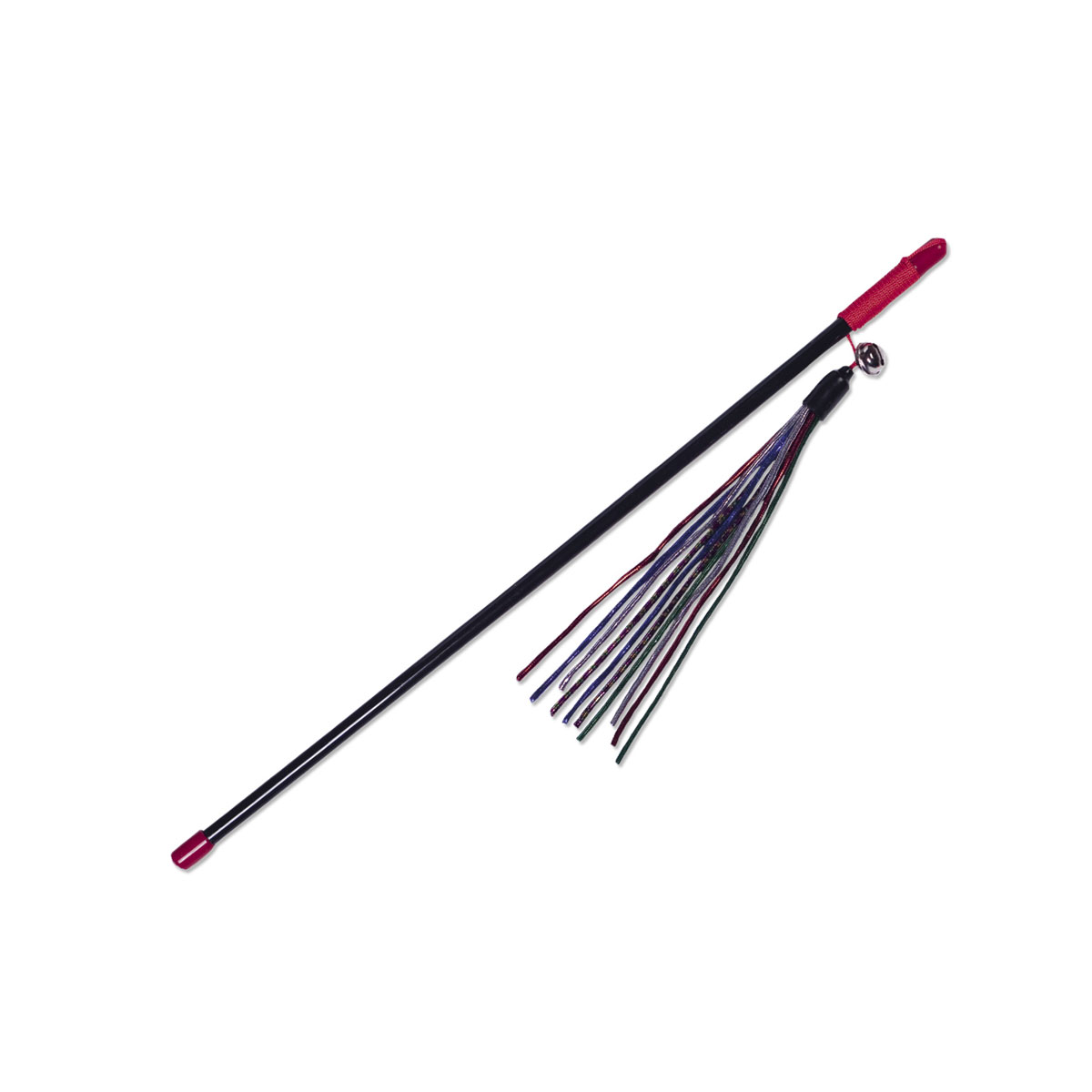 Katzenangel mit Fäden Stab 46 cm Band und Spielzeug 90 cm