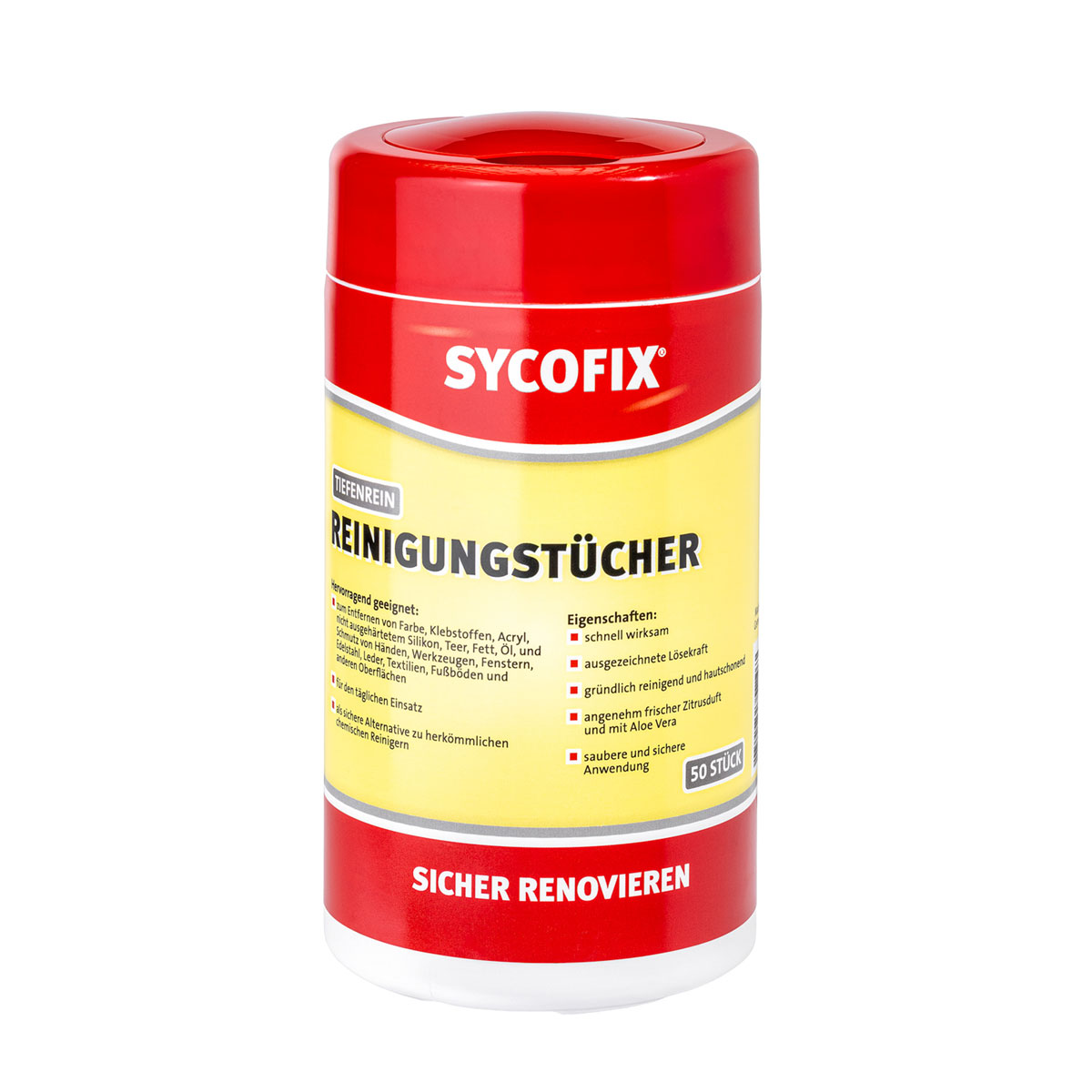 Sycofix  Reinigungstücher Spenderdose 50 Stück