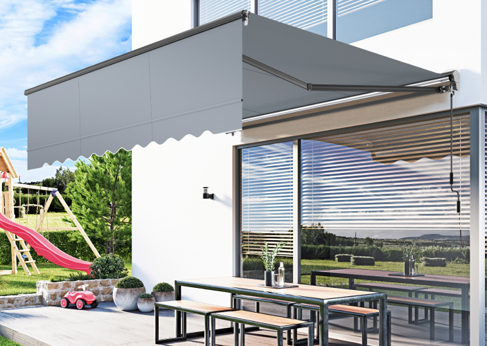 Sonnenschutz auf der Terasse