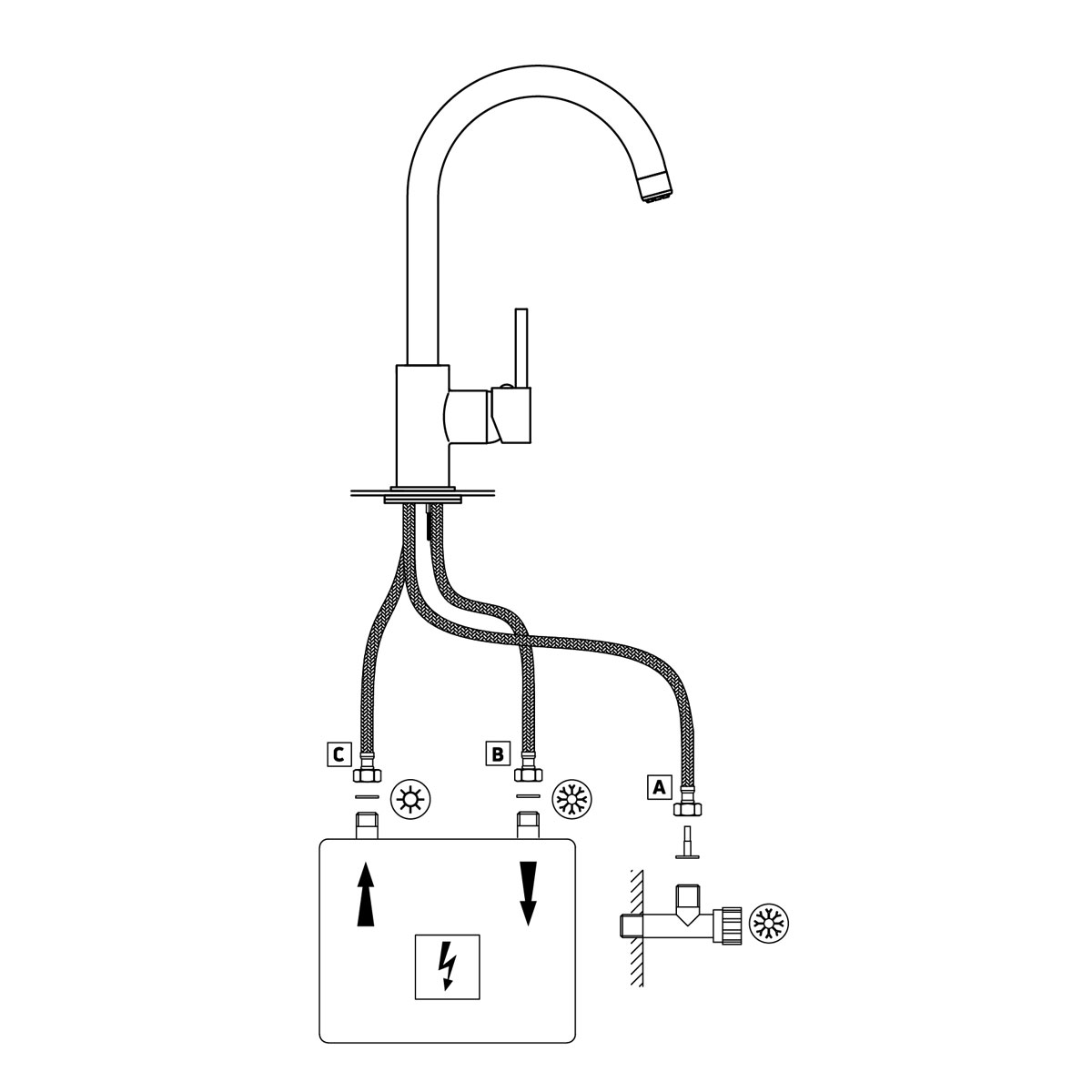 deante  Spültischarmatur Niederdruck chrom Bild 2