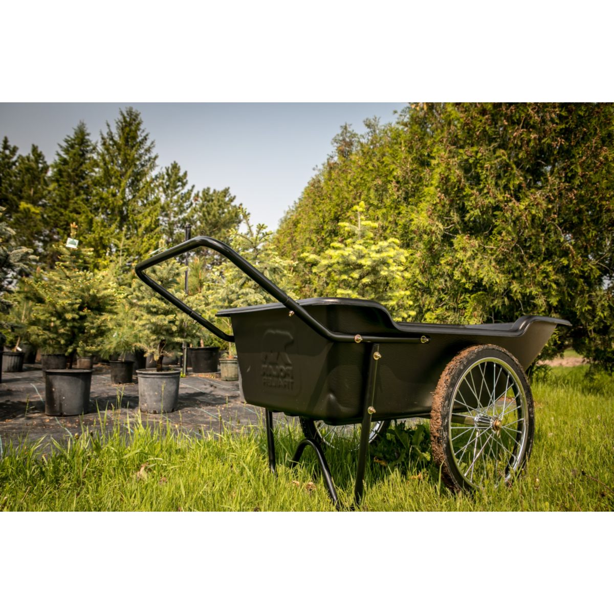 Polar Schubkarre Premium 283L 165x74x74cm Bild 4