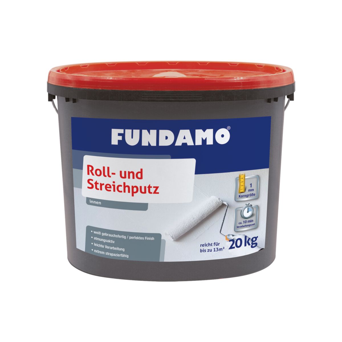 Fundamo Roll- und Streichputz 20 kg