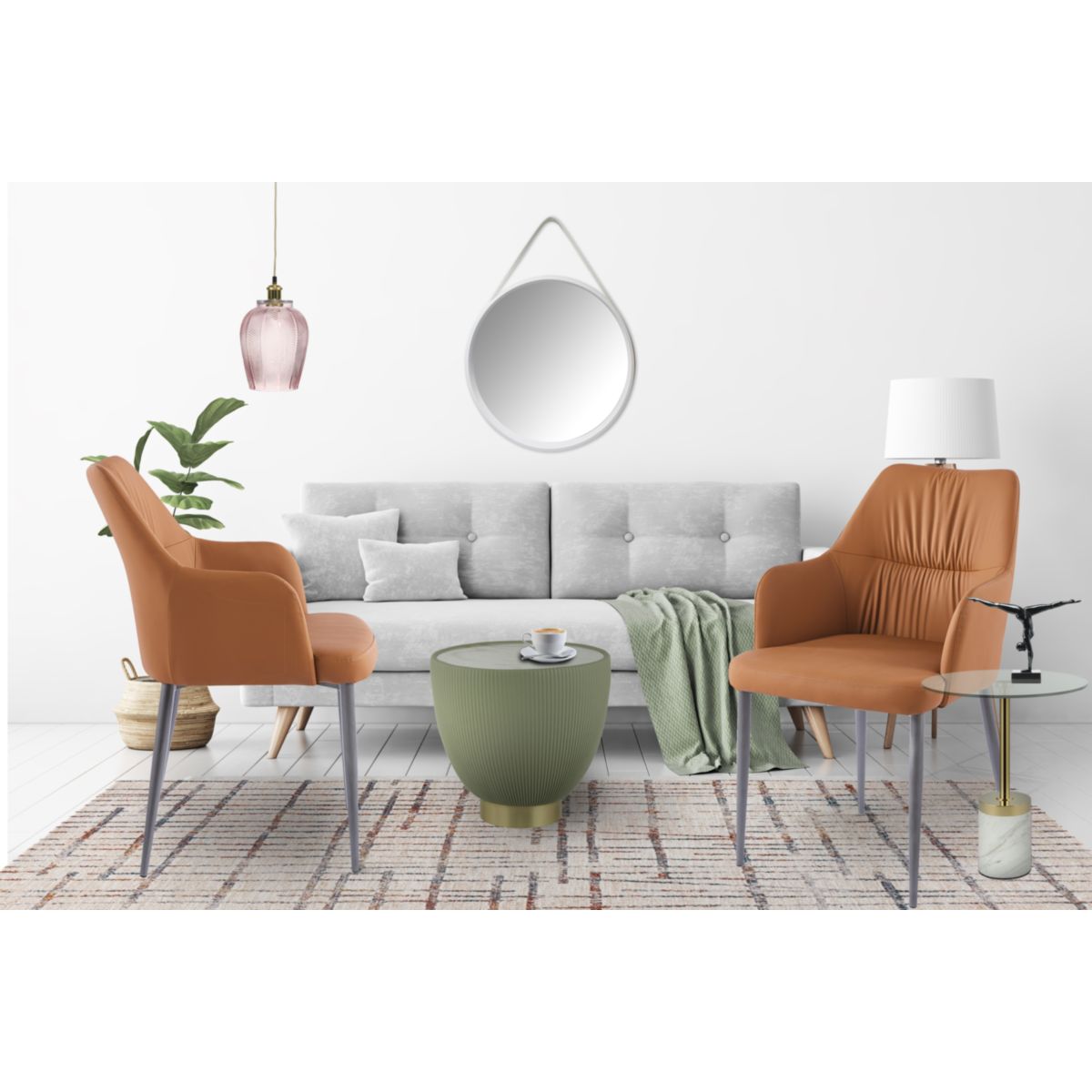 Stuhl Merit 125 2er-Set Camel Bild 5