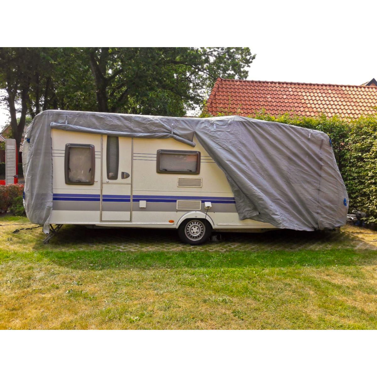 Garden Pleasure Wohnwagen-Abdeckhaube, Gr. M 5,5x2,5x2,2 m, imprägniert Bild 6