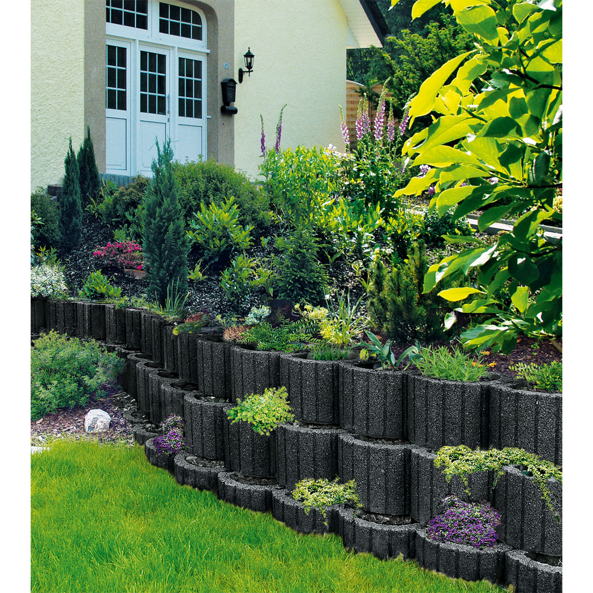 Lusit  Pflanzring groß anthrazit 48 x 30 cm Bild 5