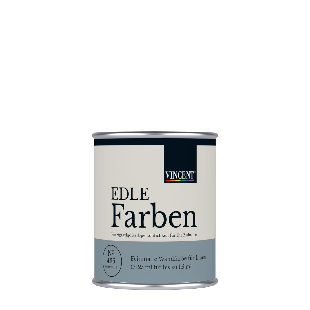 Vincent  Wandfarbe EDLE Farben Winternacht matt 0,125 L Bild 1