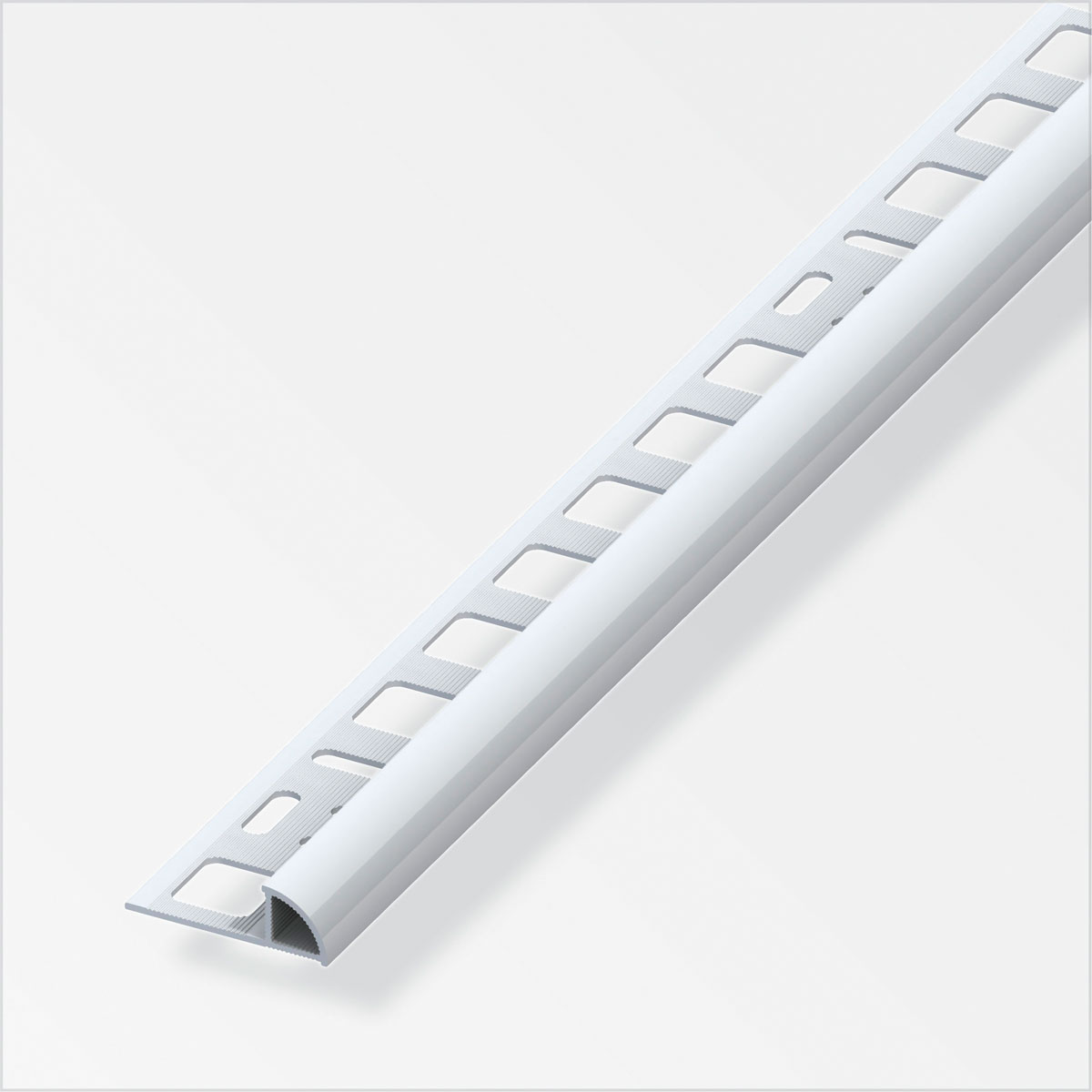 Fundamo Viertelkreisprofil 8 mm 2,5m PVC grau Bild 1