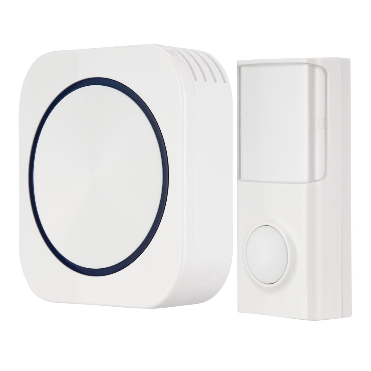 REV Ritter  Funk-Gong mit Taster kompakte Bauform mit Licht 58 Melodien 50m weiß Bild 2