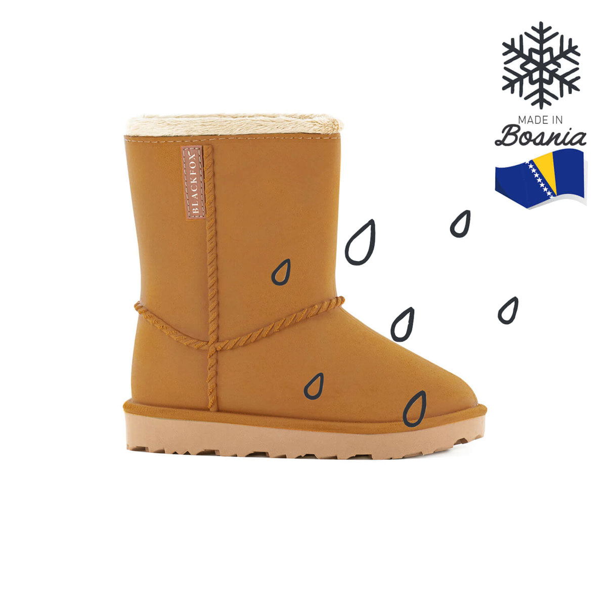 Kinderstiefel Cheyennetoo ockergelb