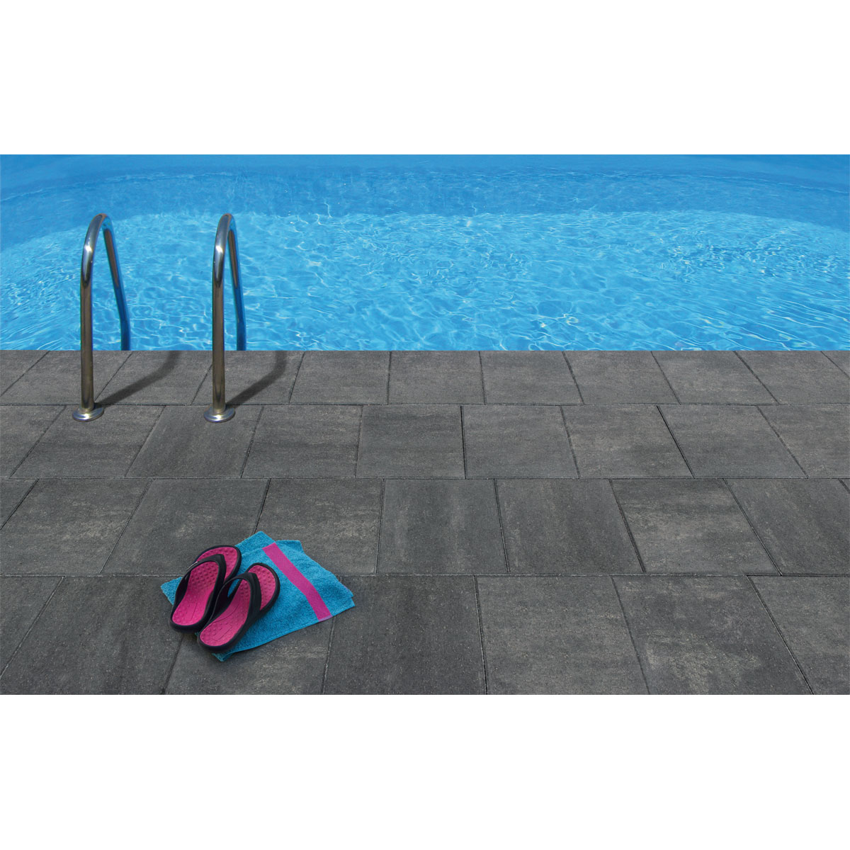 Diephaus  Terrassenplatte No 1 Plain quarzit 40 x 40 x 4 cm Bild 3