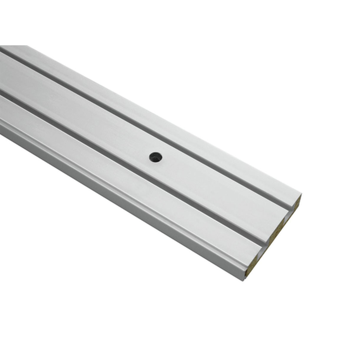 Gardinia Vorhangschiene GE2 180 cm mit Profil für Blendenbefestigung weiß Bild 2