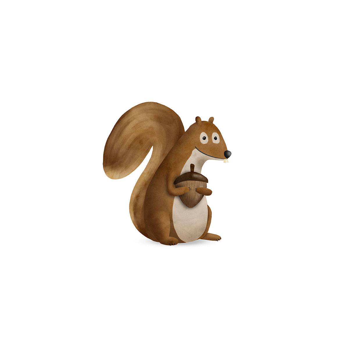 Komar  Wandbild Cute Animal Squirrel 40x50 cm Bild 2